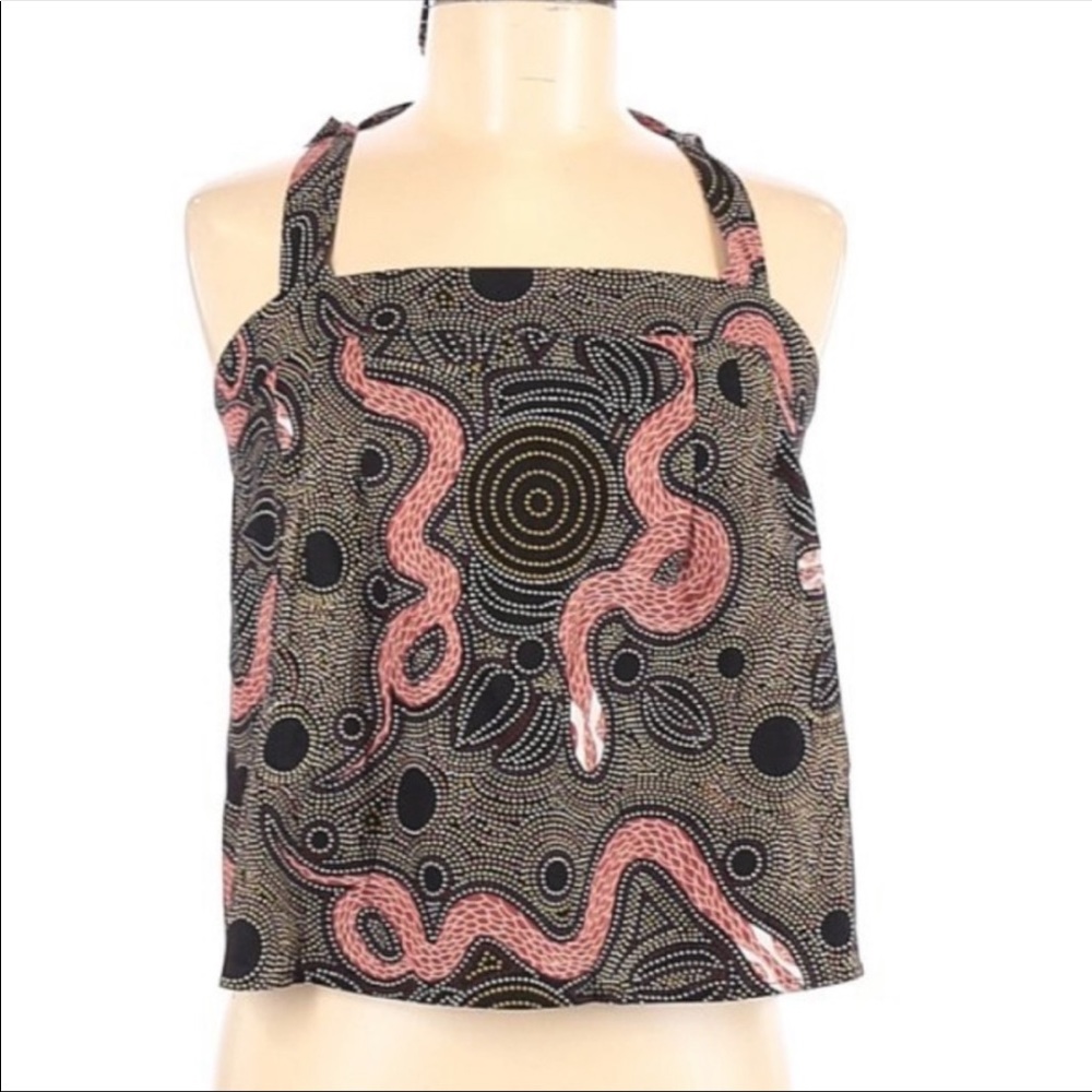 Corey Lynn Calter Snake Print Blouse